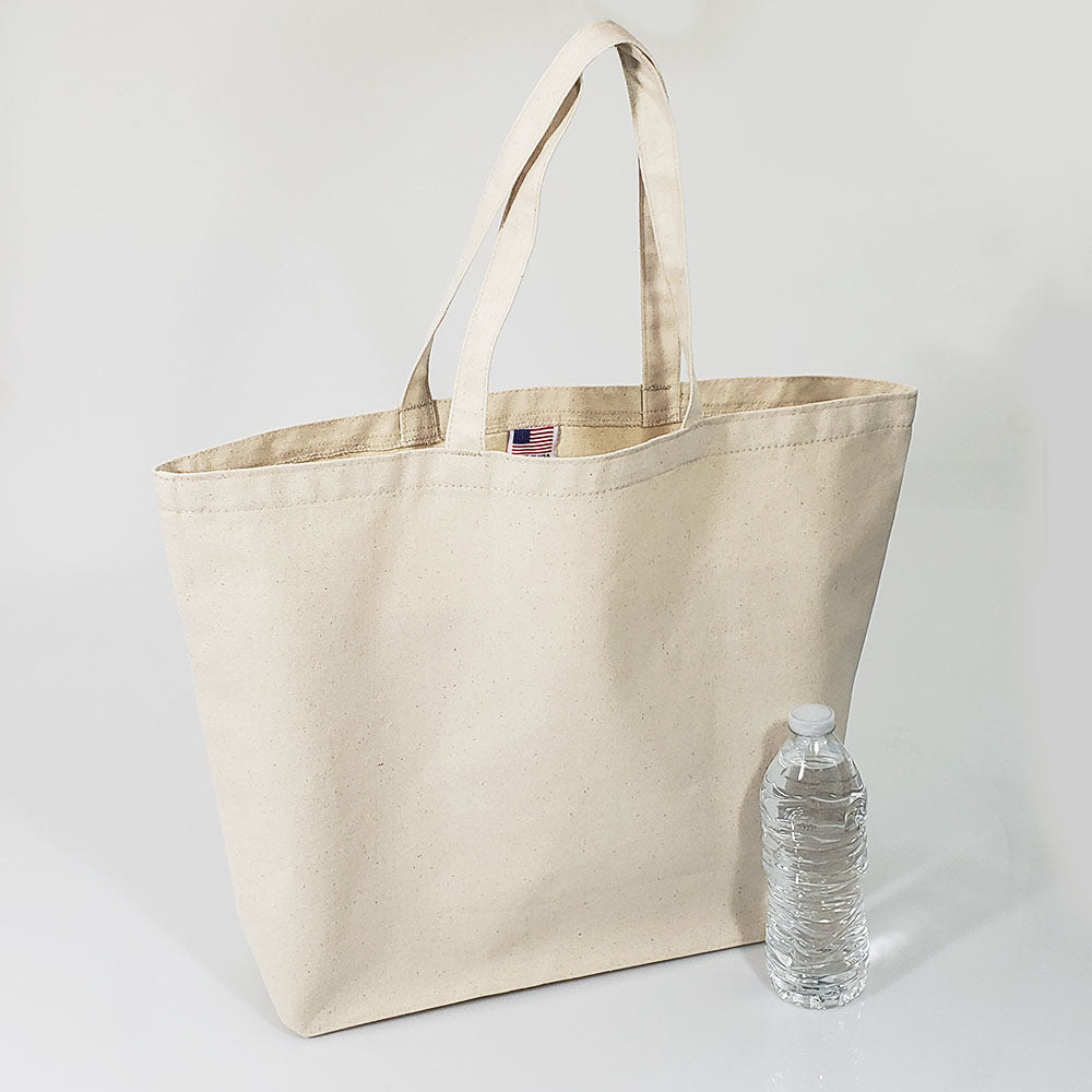 Carry-All Large Canvas Tote Bag - Made in China