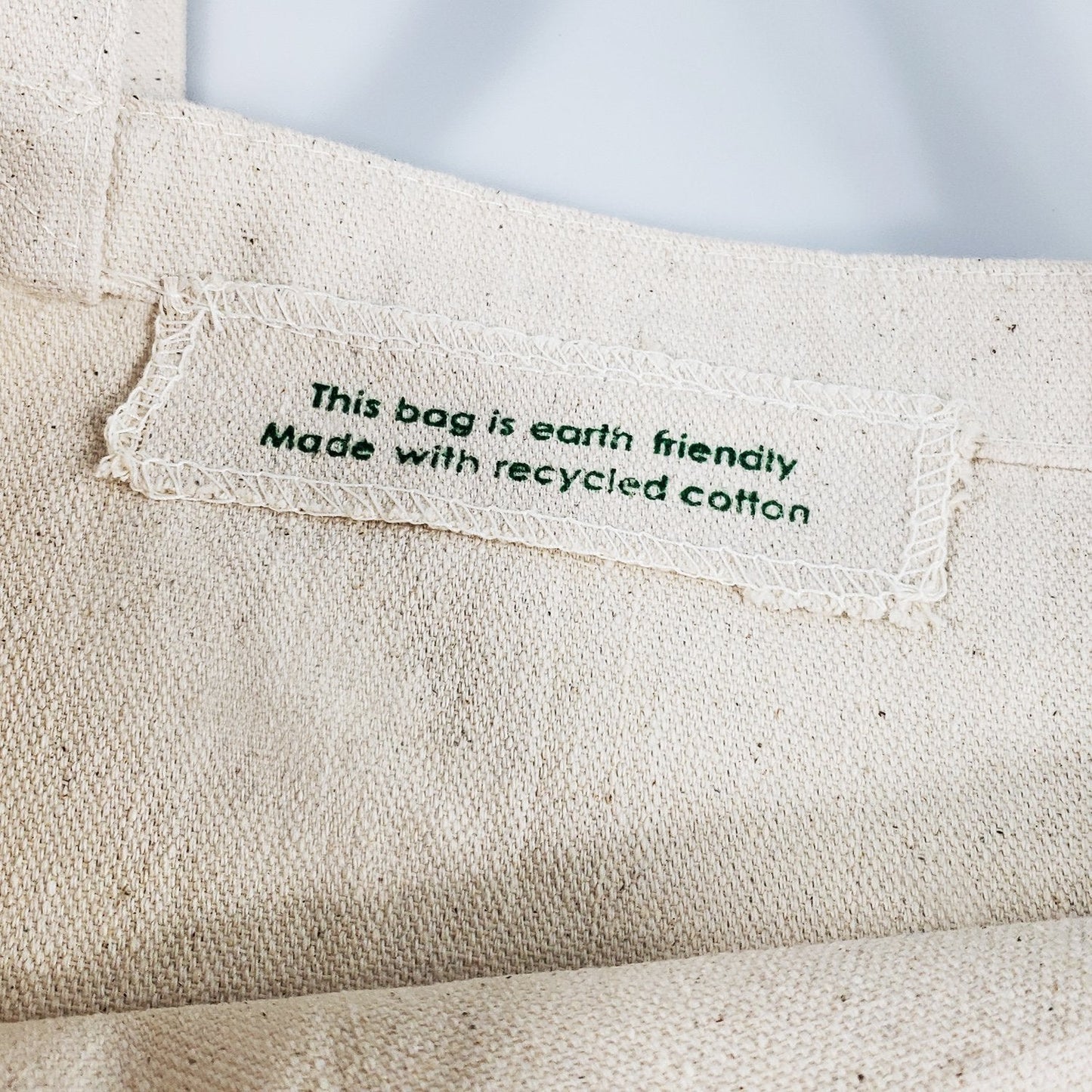Eco Friendly Recycled Cotton Canvas Basic Tote Bags - RC200