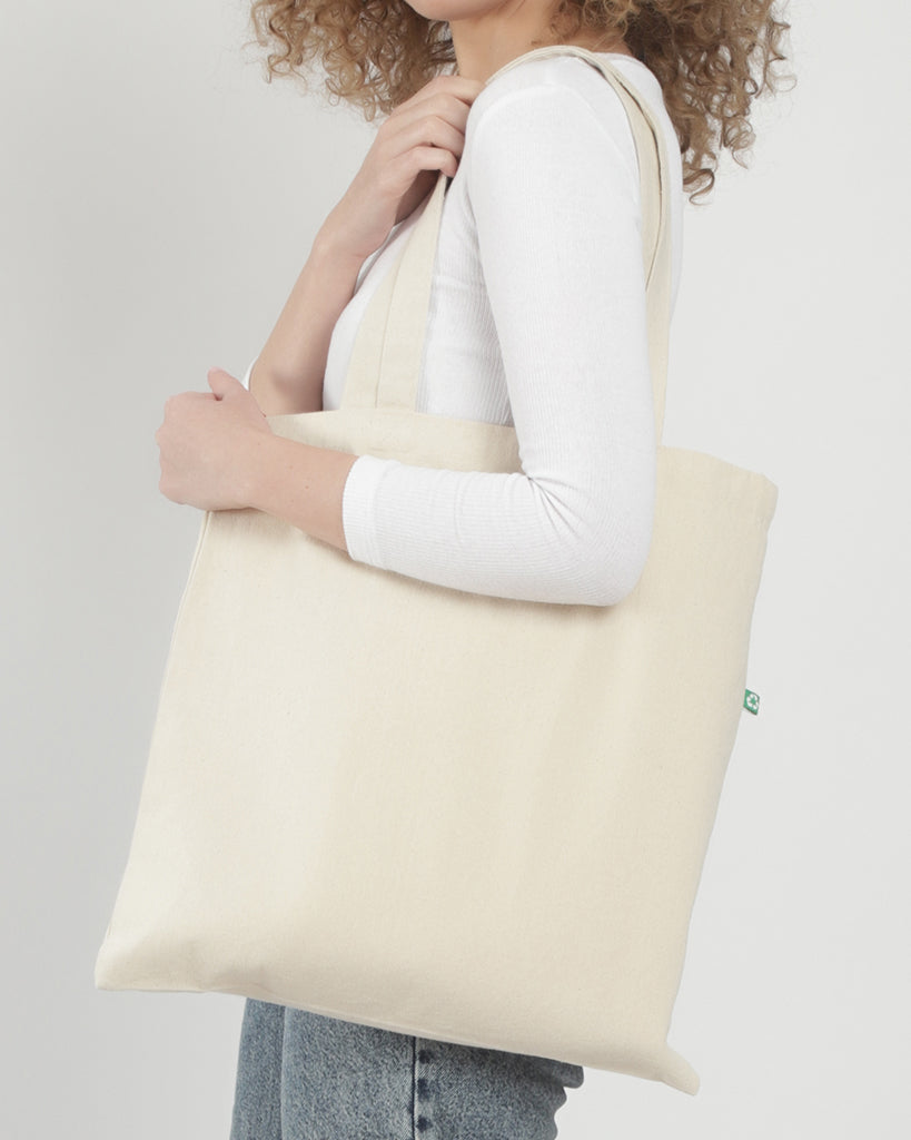 Eco Friendly Recycled Cotton Canvas Basic Tote Bags - RC200